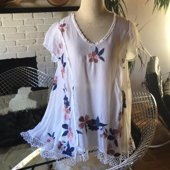 Johnny Was Royal Blouse - Picture 3 of 5